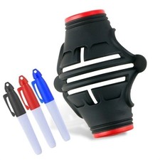 360� Ball Triple Track 3 Line Marker with Pen Golf Ball Marker Golf Mark Stencil