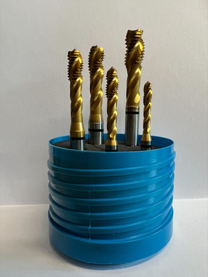 YG1 Gewindebohrer Set Satz M5 - M12 5 tlg. Werksnorm HSS-E-PM TiN Sackloch