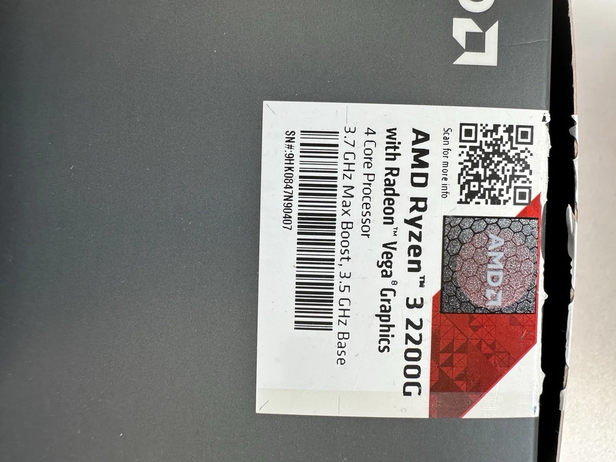 Computer AMD Ryzen 3 2200G Processor Model Processors for sale | eBay