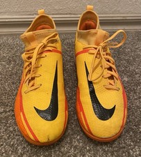 Nike Phantom GT2 Youth Indoor Soccer Futsal Shoes 3.5Y Yellow Orange DC0815-808