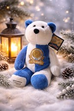 LIMITED TREASURES -FINLAND- EURO COIN RETIRED STUFFED PLUSH BEAR NEW