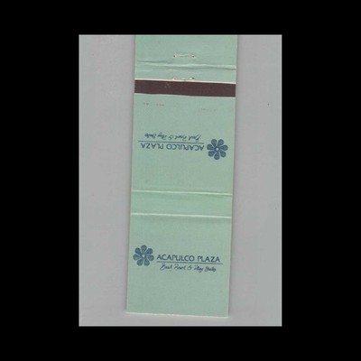 Matchbook Cover Acapulco Plaza La Paz, Acapulco Mexico #4