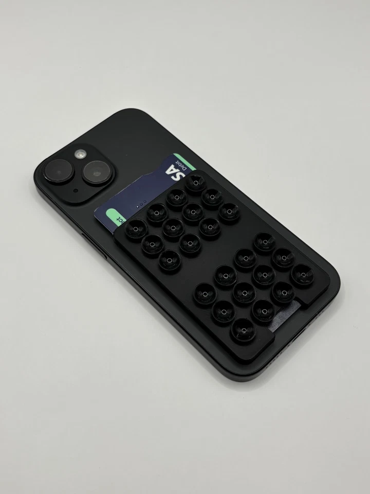 Mobile Phone Suction Grip Card Phone Holder Mount for iPhone, Samsung, Google - Image 3 of 4