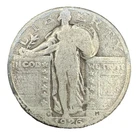 1926 D Standing Liberty Silver Quarter 25c US Coin Denver Mint Classic Type