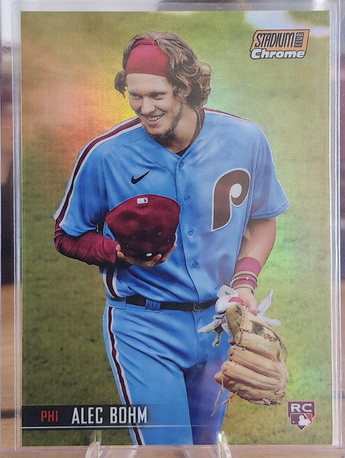 2021 Stadium Club Chrome Orange Refractors #112 Alec Bohm Rookie Card RC /99