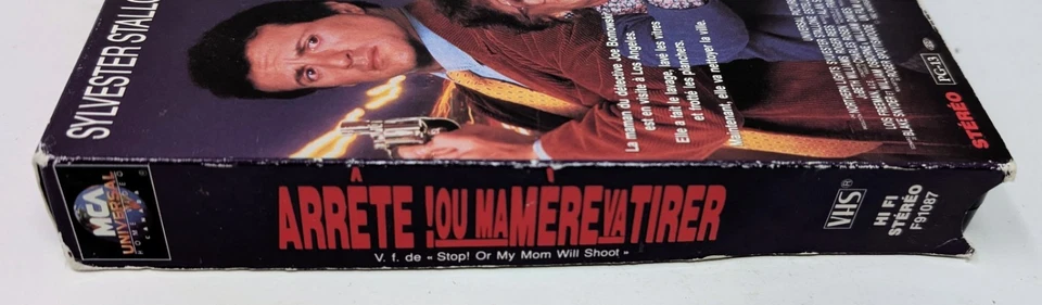 Arrete ou ma mere va tirer VHS (1992) - NTSC - French - VG/G- (Tested) - Image 2 of 4