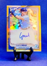 2024 Bowman Chrome GOLD REFRACTOR Curtis Mead Auto #20/50 CRA CME RC NATIONALS📈