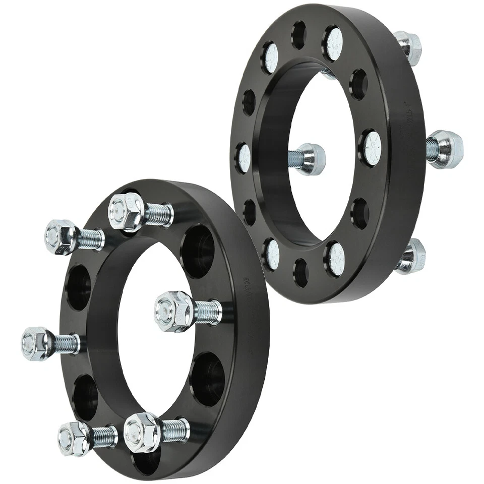 2pcs 1" 6x5.5 12x1.5 studs wheel spacers For Toyota Pickup Dodge D50 Lexus GX460 Foto 2 de 4