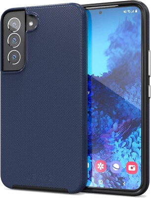 Crave Dual Guard for Samsung Galaxy S22 Case, Shockproof Forest Green