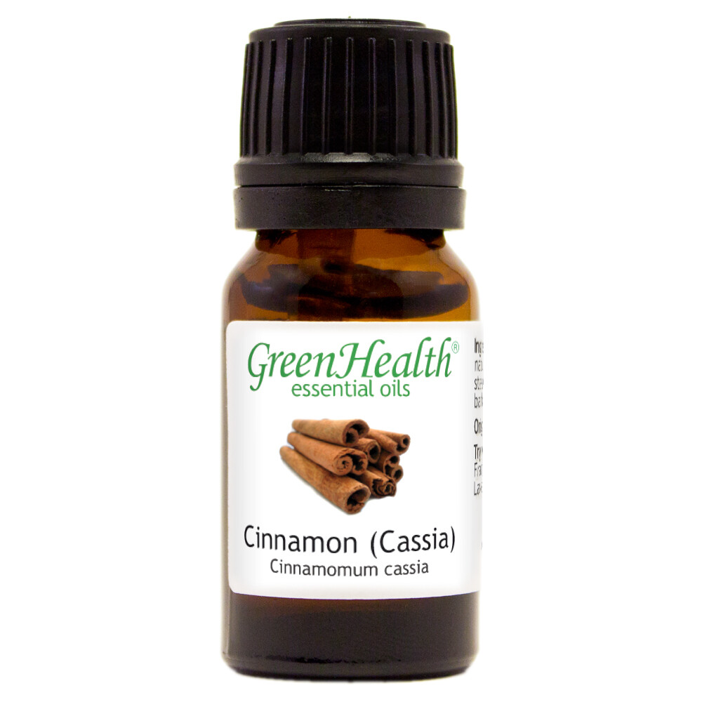GreenHealth Cinnamon (Cassia) Essential Oil 100% Pure Many Sizes Free Shipping