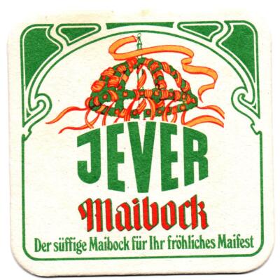 JEVER MAIBOCK BRÄU BIER BRAUEREI 1 BIERDECKEL 50-60 Jahre alt