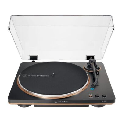 Audio-Technica AT LP70X BZ Fully Automatic Belt Drive Turntable Black and Bronze