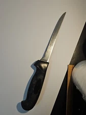 RUSSELL 6" FILLET KNIFE Black Synthetic M21-6 High Carbon Don't Tread On Me GUC