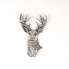 Pin's En Émail De Cerf Blanc, Broche, Bijou De Chapeau, Cadeau Neuf