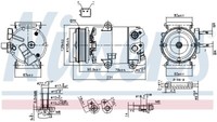 Kompressor Klimaanlage FüR Ford C-Max II Focus III Turnier DXA/CB7