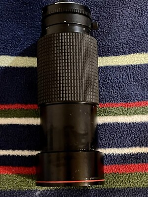 Tokina AT X SD 100 300mm F4 Canon FD Mount w Tripod Seat Lens