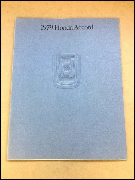 1979 Honda Accord 22-page Original Car Sales Brochure Catalog | eBay