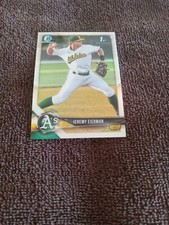 2018 Bowman Chrome 1st Card Jeremy Eierman Refractor Baseball Card BDC-179