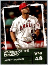 2020 Topps Warriors of the Diamond Black /299 Albert Pujols #WOD-16 Angels