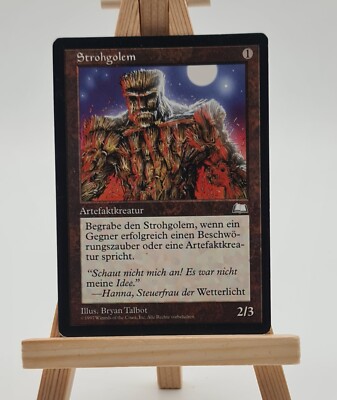 Strohgolem Wetterlicht Magic Karte  MTG  deutsch (Straw Golem)