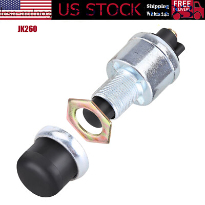 12V Waterproof Switch Push Button Horn Engine Start Starter For Car Boat Track #
