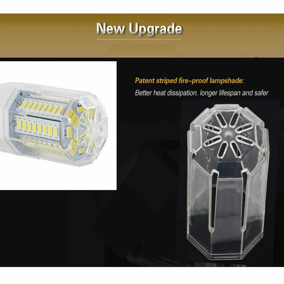 E26 E12 E27 E14 B22 Dimmable LED Corn Bulbs Light  70W-120W Incandescent Lamps - Image 2 of 4