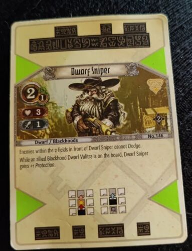 3 x carte C anglaise Dwarf Sniper EOJ SET2 #146 PS3 Eye Of Judgment neuve dans son emballage - Photo 1/2