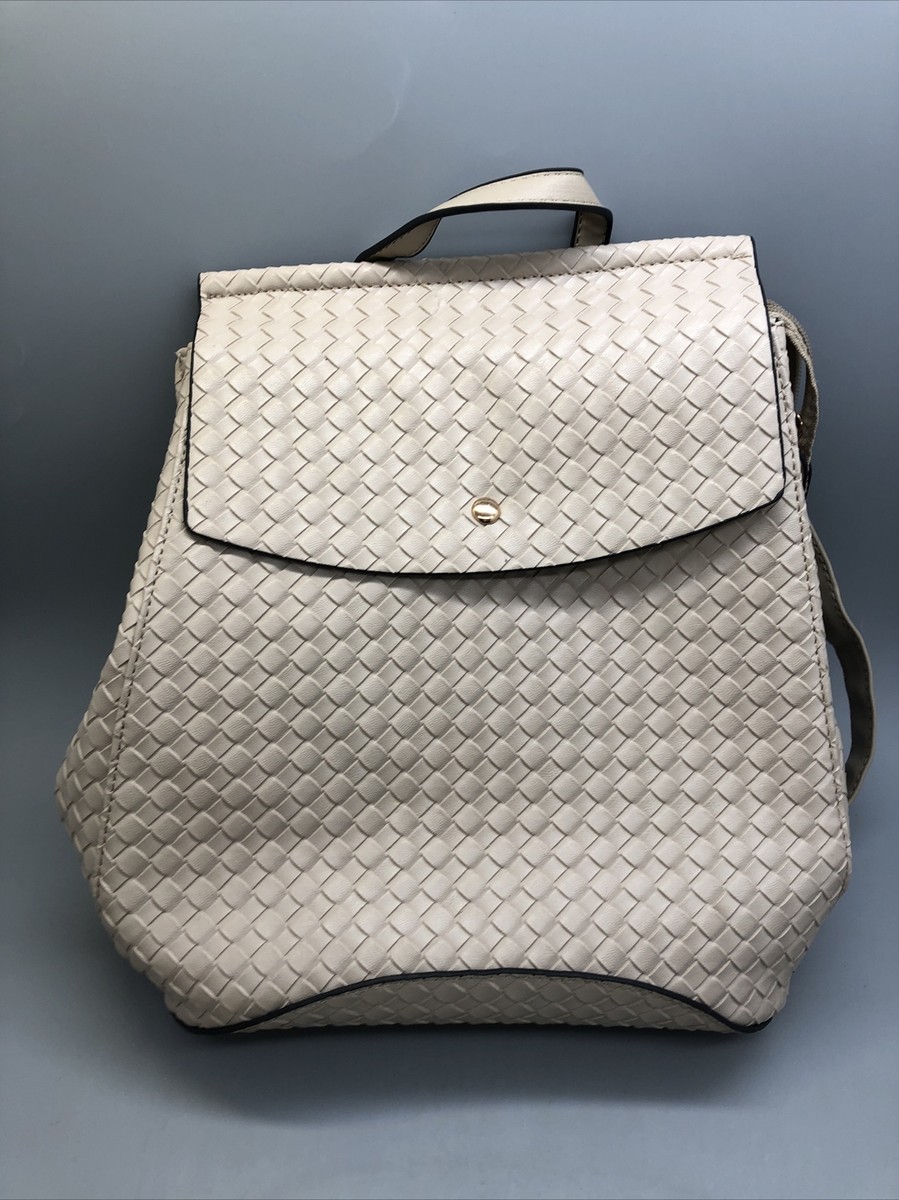 Mali + Lili Woven Convertible Backpack and Crossbody Bag  display picture 1