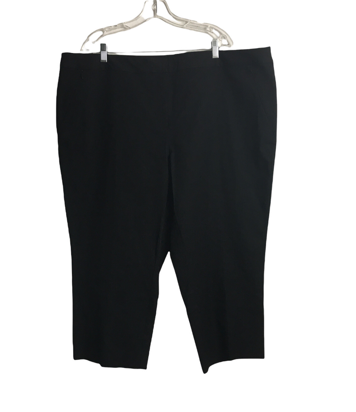 Alfani Black Capri Zip Pocket Plus Size 24W Casual Women