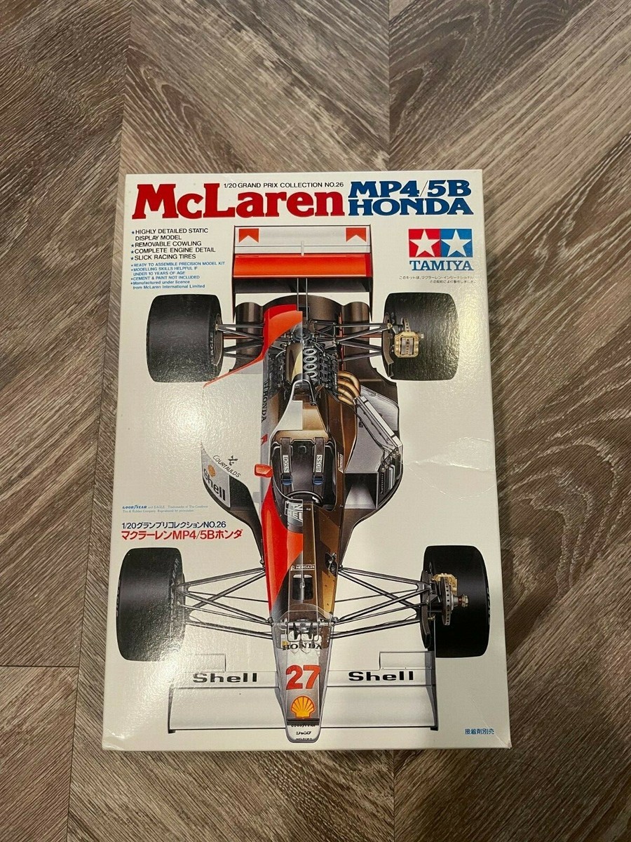 自動車 TAMIYA McLaren MP4/5B Tamiya 1/20 Tamiya 1/20 Mclaren MP4/5B Honda 1990 Plastic Car Model Kit