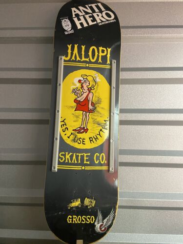 Jeff Grosso Jalopi Anti Hero Skateboard Deck - Picture 1 of 9