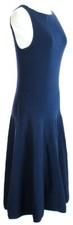 Ralph Lauren Dress Navy Dark Blue Size Medium to Large Julianna Cotton RRP £140