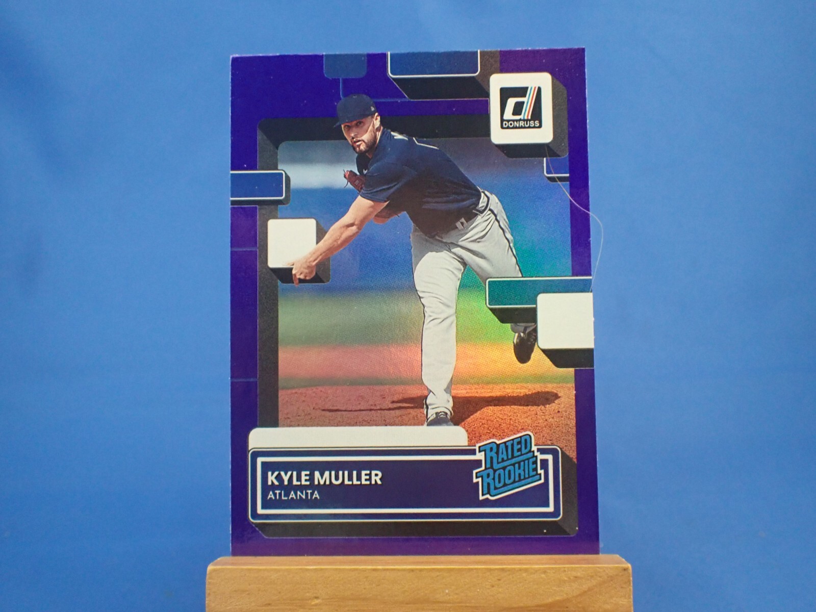 Kyle Muller Donruss 2022 RC Rated Rookie Purple Holo