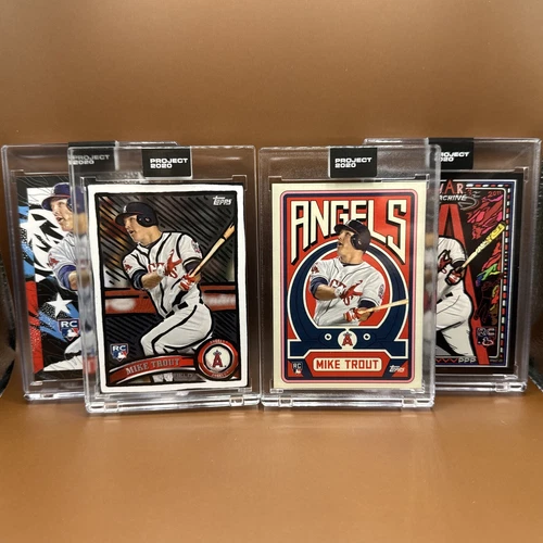 Lot Of 4 Project 2020 Mike Trout #187 #207 #227 #282 Complete Packaging