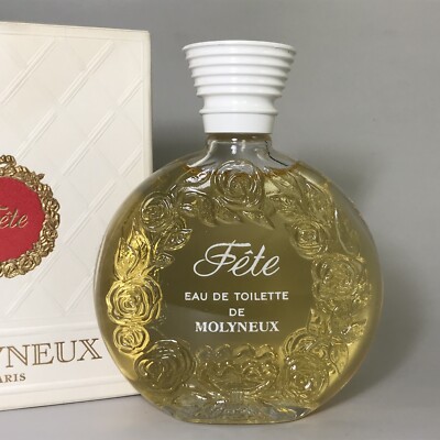 1960s Vintage Fete de MOLYNEUX Eau de Toilette Splash 3.5 Oz made