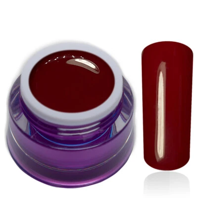 Farbgel Dunkel Rot Herbst Farbe LED UV-Gel French Nail Art Nagel Design Colorgel