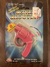 Vintage Agglo Corp. Sonic Shooter Battery Operated Toy Gun Sealed