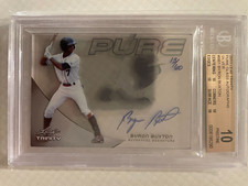 2013 LEAF TRINITY  Byron Buxton PURE GLASS AUTOGRAPHS SILVER BGS 10/10 BLACK LBL