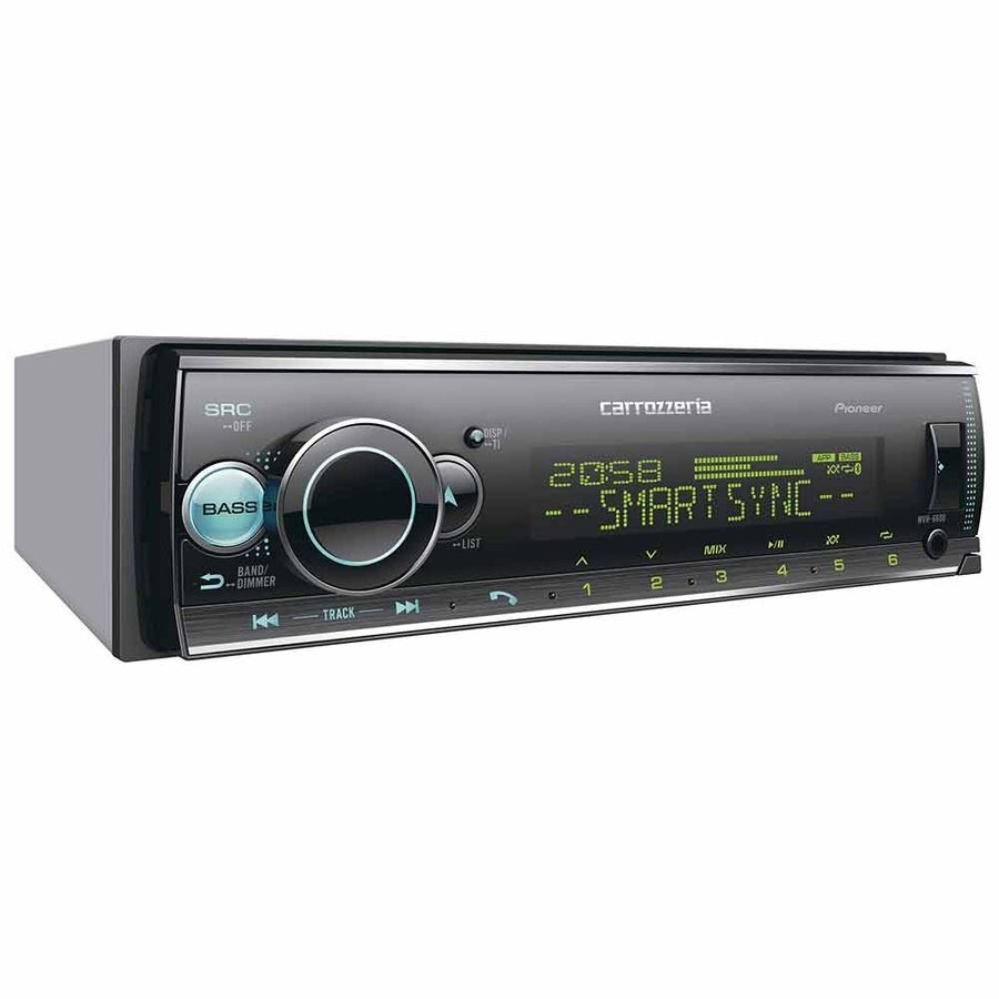 【新品未使用品】パイオニア オーディオ MVH-6600 カロッツェリア カロッツェリア(パイオニア) カーオーディオ 1DIN USB/Bluetooth MVH