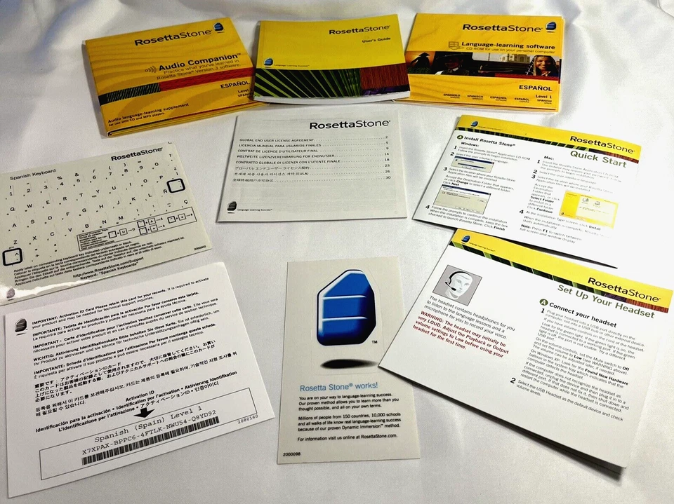 Rosettastone Espanol Spanish Spain Level 1  for PC and Mac Complete Tested - Image 4 of 4