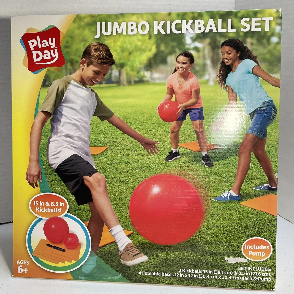 Hedstrom King Of Fun Jumbo Oversized Kickball Set, Red, 47 OFF