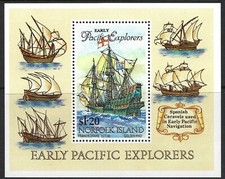 1994 Norfolk Island SG# 574 Pacific Explorers mini sheet MS Mint MUH MNH