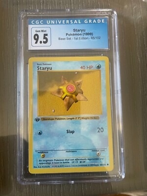 Lightly Played Staryu 65/102 1999 Base Set 1st Edition Shadowless Staryu Pokmon Card #65/102 - Lightly Played (LP) Charizard Pokemon Card 1st Edition Lightly Played Staryu 65/102 1999 Base Set 1st Edition Shadowless Staryu Pokmon Card #65/102 - Lightly Played (LP) Charizard Pokemon Card 1st Edition