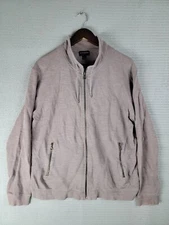 Banana Republic zip-up sweatshirt faded size large gray