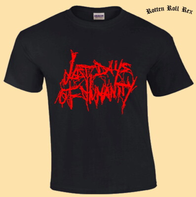 LAST DAYS OF HUMANITY - Logo - T-Shirt (CBT, Regurgitate, Gutalax)