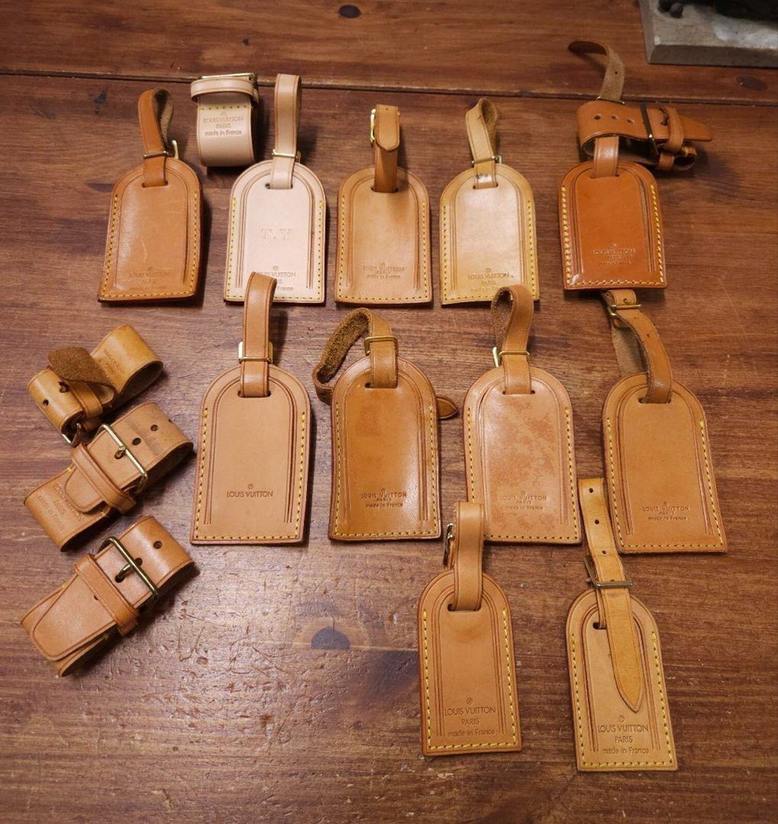 Louis Vuitton Name tag Handle Holder 11 Set LV Bag Accessories