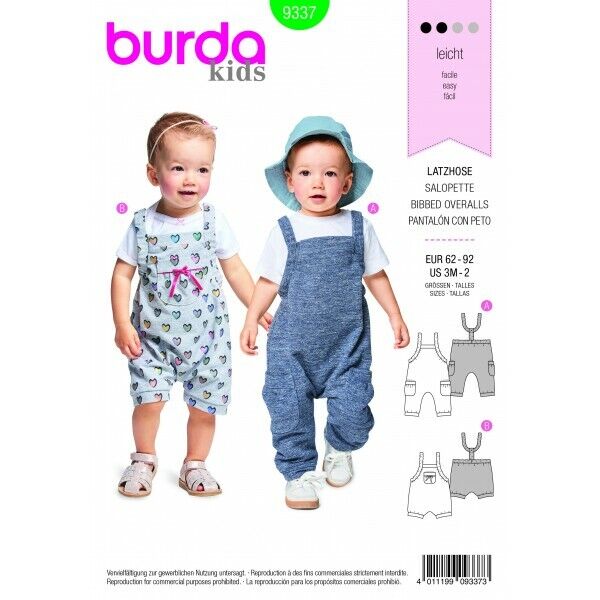 burda-kids-sewing-pattern-baby-bidded-trousers-size-3-minths-to-2-years