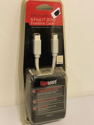 Gigawire 9 pin to 9 pin Firewire Cable (6 foot)