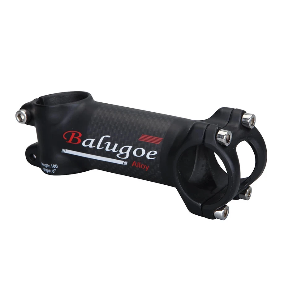 Vástago de fibra de carbono ultraligero para bicicleta de carretera 6 grados 70/80/90/100/110/120 mm Foto 2 de 4