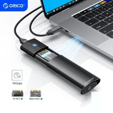 ORICO M.2 NVMe SATA SSD Enclosure USB C 3.2 Gen 2 10Gbps External M2 Reader UASP